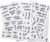 Kitchen Pantry Labels for Food Storage Containers, Set of 270 Clear Stickers for Common Goods