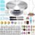357 Pcs Cake Decorating Kit,Baking Supplies Tools with Aluminium Cake Turntable,Leveler,50 Icing Tips,8 Russian+Ball Tips,2 Spatulas,3 Scrapers,102 Pastry Bags,109 Cupcake Liners & More