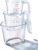 Measuring Cups，3-Piece Plastic Measuring Cups Set, 1L, 2 Cup, 1 Cup with Ml & Oz Markings, Non-Slip Base & Pour Spout for No Mess, Nesting Design for Kitchen, Baking & Cooking
