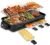 Pukomc Electric Indoor Grill,2 in 1 Indoor Grills for Kitchen with Grill Net & Non-Stick Cooking Removable Plate, Temperature Control, Dishwasher Safe, 1800W Large Smokeless Griddle Black