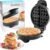 Belgian Waffle Maker- Non-Stick 7″ Waffler Iron w Adjustable Browning Control, Electric Baker Makes Thick Fluffy Waffles- Easy Use Kitchen Appliance Essential for Breakfast Brunch Morning w Recipes