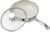 8 Inch Non Stick Frying Pan with Lid, Ceramic Hybrid Tri-Ply Stainless Steel Nonstick Skillet W/Lid, Small No Toxic Cooking Pans Induction Egg Frying Pan W/Stay Cool Handle, PFAS/PFOA/PTFE Free