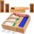 Storage Bag Organizer, Bamboo Baggie Organizer for Drawer, 4 Modular Blocks for Kitchen Organization, Plastic Bag Storage Organizer, Quick Refill – Fits Gallon, Quart, Sandwich, Snack Size Bags
