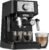 De’Longhi Stilosa Manual Espresso Machine, Compact Coffee Maker, 15 Bar Pump Pressure, Manual Milk Frother Steam Wand for Authentic Single & Double Espresso, Lattes & Cappuccinos, Tamper Included
