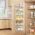 Over the Door Pantry Organizer, 6-Tier Pantry Door Organization and Storage, Over the Door Spice Rack, Home & Kitchen Storage Shelves for Cabinet, White