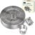 Round Cookie Biscuit Cutter Set 12 Pieces Graduated Circle Pastry Cutters 18/8 Stainless Steel Cookie Cutters1inch – 4 1/2inch Donut Cutter Ring Molds GIFT Package