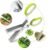 5 Blade Herb Scissors – Multipurpose Stainless Steel Kitchen Scissors for Salad and Vegetables