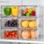 Clemate 6Pack Pantry Organizers and Storage,Clear Stackable Kitchen Storage Organizer,Foods Organizer Bins with Handles, Easily Assemble for Bathroom, Kitchen, Refrigerator, Pantry, Cabinet, Closet