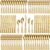 60 Piece Gold Silverware Set, Stainless Steel Flatware Set for 12 Food Grade Cutlery Utensil Set Include Knife Fork Spoon Mirror Polished Dishwasher Safe