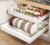 Seinloes 2 Pack Pull out Cabinet Organizer 21″Deep With Raising Pad for Framed Cabinets, Expandable Slide out Drawers for Kitchen Cabinets with 4pcs Divider Racks, Roll out Shelves 12.1″-20.4″ W White