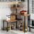 Countertop Organizer Organization 3 Tier Kitchen Corner Shelves Adjustable Spice Storage Rack for Bathroom Coffee Area Over Sink (Black)