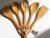 Premium Bamboo Utensils – Smooth Bamboo Spoons for Cooking,Wooden Cooking Utensils Set of 5,Apartment Bamboos Spatula for Nonstick Pan,House Warming Gifts New Home