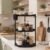 3-Tier Kitchen Counter Organizer & Corner Shelf with Hooks, Storage Box – Bathroom Countertop Shelf, Multi-Space 3-Tier Organizer for Kitchen, Bathroom