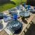 Certified International Talavera 11″ Melamine Dinner Plates Feature Vibrant Blue, Green, and Floral Patterns. They are Durable, Lightweight, and Perfect for Indoor and Outdoor Dining, Service for 6.
