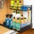 LYNK PROFESSIONAL® Pull Out Under Sink Kitchen Cabinet Organizer – 10″ W x 14″ D 2-Tier Drawer – Sliding Shelf Organizer for Cabinets and Undersink Storage Shelves – Lifetime Ltd. Warranty – Black