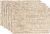 Sweet Home Collection 100% Cotton Placemats for Dining Room Rectangle Two Tone Woven Fabric 13″ x 19″ Soft Durable Table Mat Set, Set of 6, Eggshell