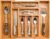 Bambüsi Bamboo Expandable Drawer Organizer for Utensils – Adjustable Cutlery Tray with Dividers for Silverware, Flatware, and Knives in Kitchen, Bedroom, or Living Room Storage Organization