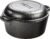Lodge Cast Iron Double Dutch Oven – Pre-Seasoned 2-in-1 Cast Iron Cookware – Pot & Skillet Combo – Even Heat Retention – Oven-Safe, Versatile Pot – 5 Quart