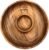 Handcracfted Acacia Wood Chip and Dip Specialty Salsa Bowl Plate Tray 10′ D x 1.5″ Thick