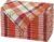 COTTON CRAFT Harvest Plaid Cloth Napkin – Set of 12 Pure Cotton Dinner Napkins – Everyday Fall Halloween Thanksgiving Holiday Party Table Napkin Gift – Reusable Napkin – 17×17 – Rust Orange Multi