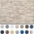 Placemats Set of 6 – Easy Clean Woven Vinyl Placemats for Dining Table, Indoor/Outdoor Place Mats, Washable PVC Table Mats（Caramel）